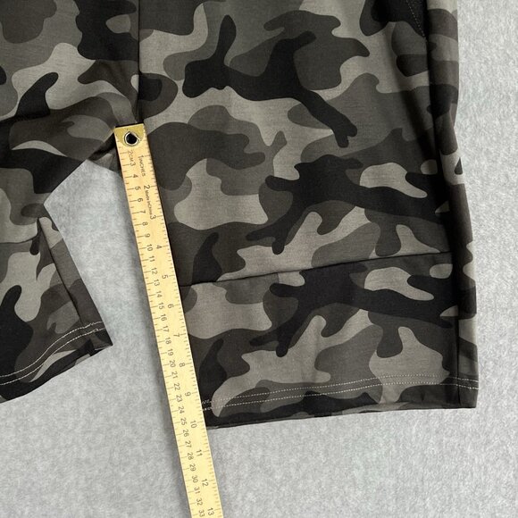 Southpole Men’s Tech Fleece Shorts Sportswear Size Lg Camo Black Grey - Picture 6 of 11